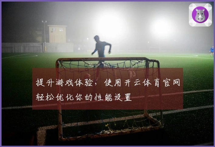 提升游戏体验，使用开云体育官网轻松优化你的性能设置